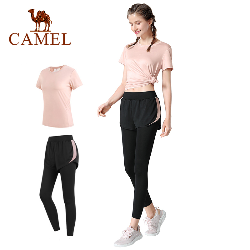 CAMEL yoga suit women's running fitness sportswear