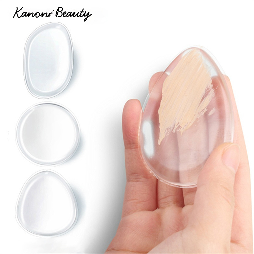 100% Silicone Sponge Puff bb Cream Liquid Foundation On Makeup Puff Suit On Makeup Not Card Powder Wet With Basic Beauty Tools