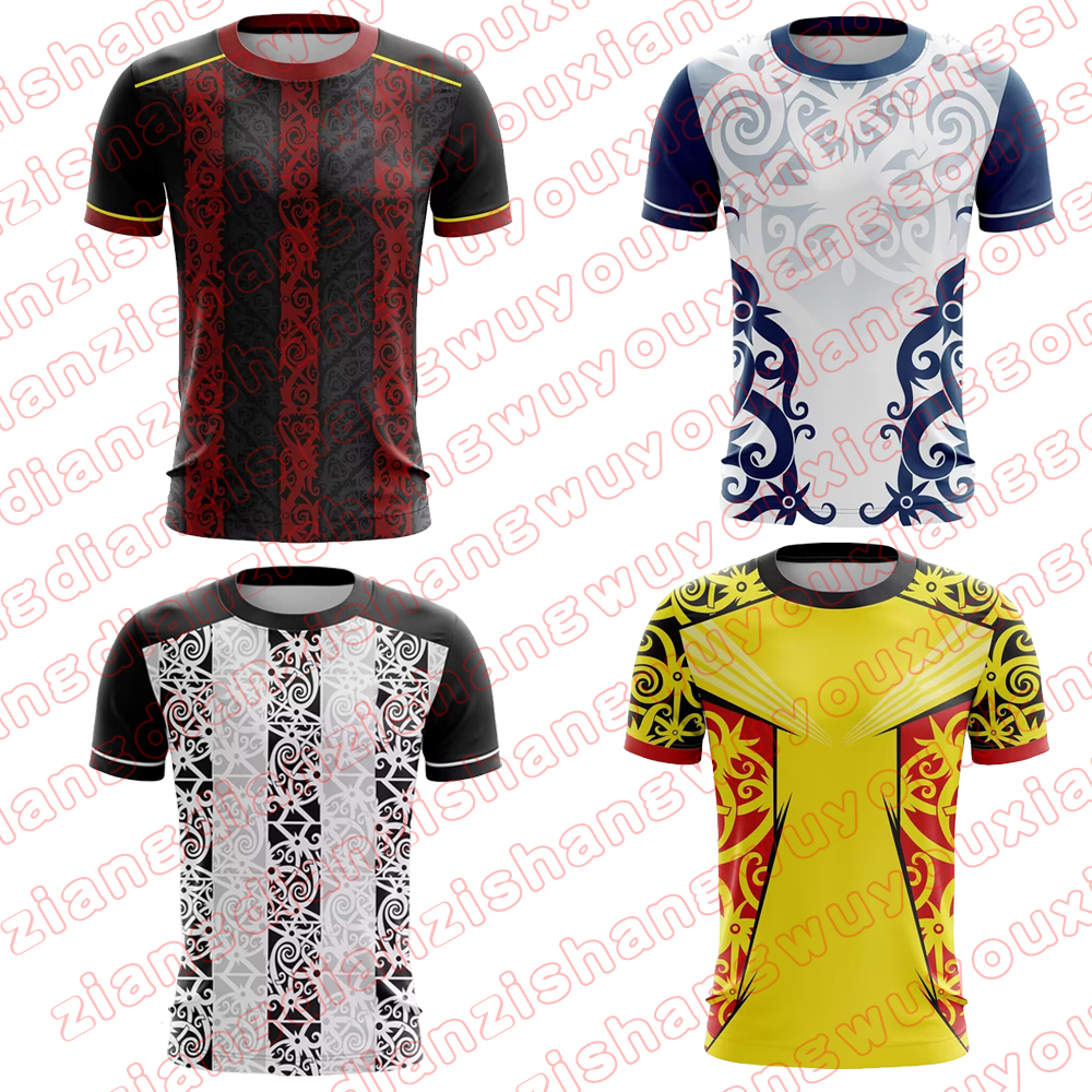 Summer New Malay Short Sleeve T-shirt Men's Shirt printing Fashion Indigenous wind Men Jersey