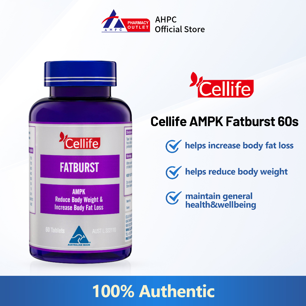 Cellife AMPK Fatburst 60s Australia Import/Shipped from Hong Kong Metabolic Activator weight loss, fat reduction, slimming artifact, burning fat