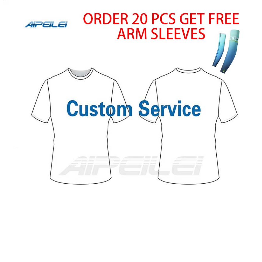 AIPEILEI Custom Cycling Jersey T Shirt DIY Free Design OEM Service Design Your Own Cycle Wear Bicycle Clothes Men &Women Sublimation MTB Bike Wear