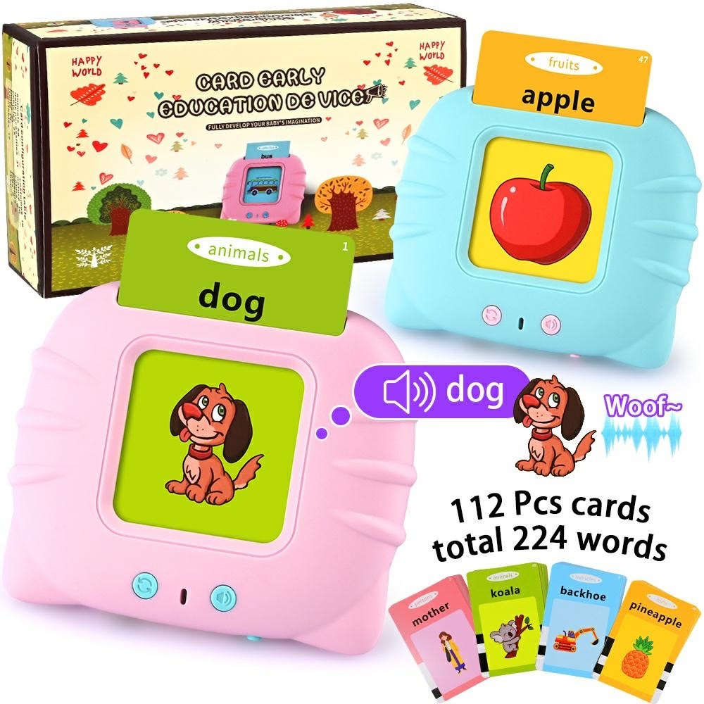 Flash card kids toys smart english speaker educational card reader learning toy reading audio Children Gift