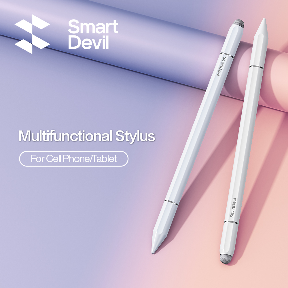 SmartDevil Capacitive Pen Stylus For Tablet Phone Magnetic Stylus For Drawing Clips