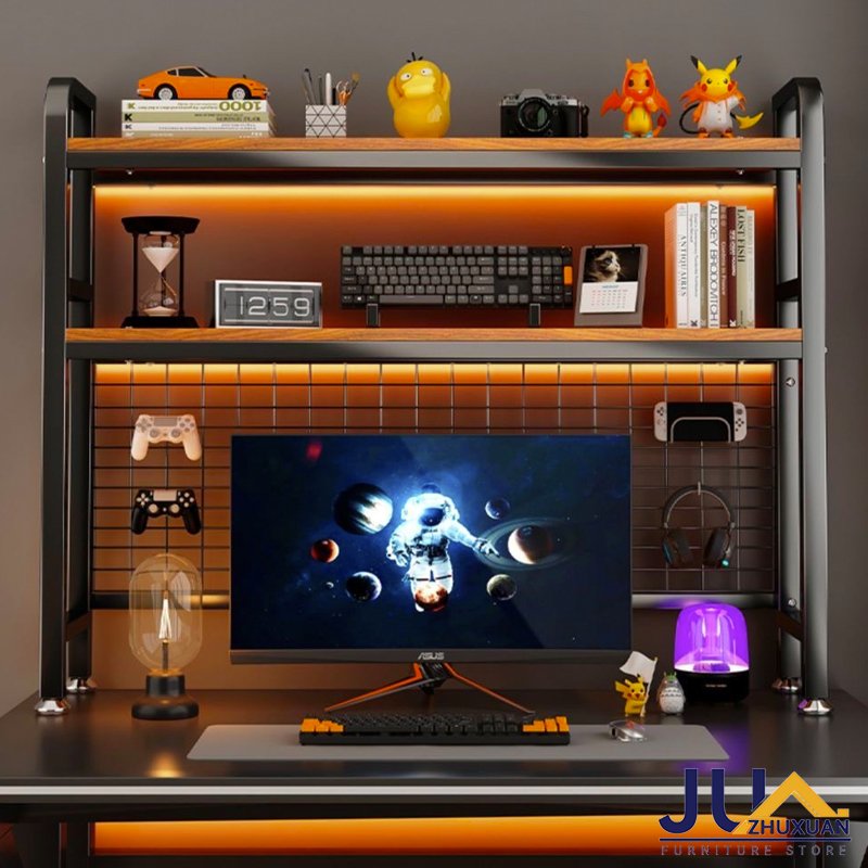 AOM  Bookshelf Shelf Desktop Student  EWA Dormitory Multi-layer Simple Computer Desk Storage Rack  WAR