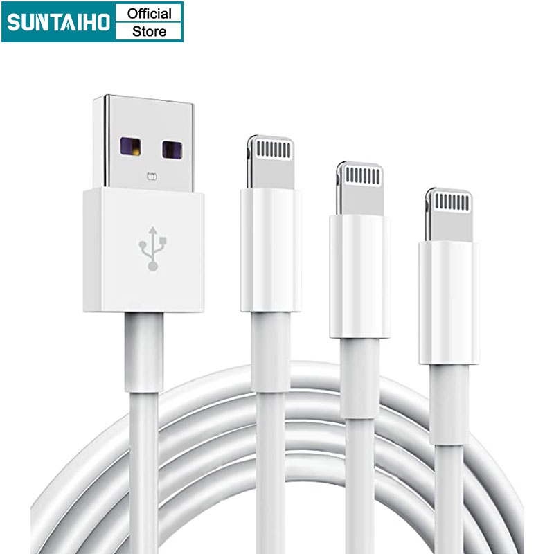 Suntaiho High quality Charger Cable Lightning to USB Charger Data Transmission Cable for iPhone 14 Pro Max 11 Pro Max 12 13 Pro Max IPhone XR 7Plus 8Plus XS Max X / XS