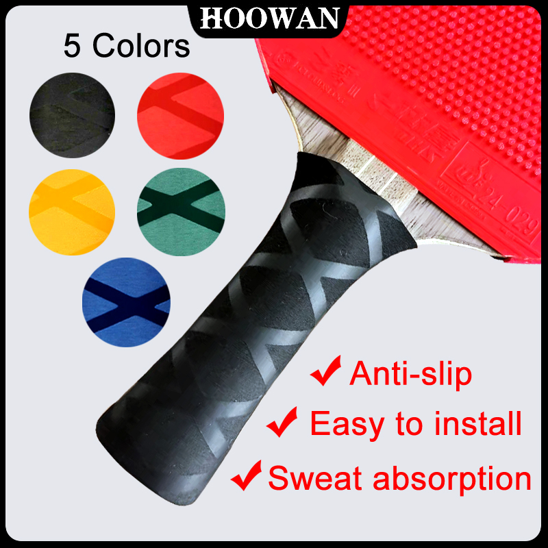 Rubber Handle Grip Cover Table Tennis Blade Bats Racket Rubber Grip Rubber Anti-Slip Ping Pong Bat Handle Grip