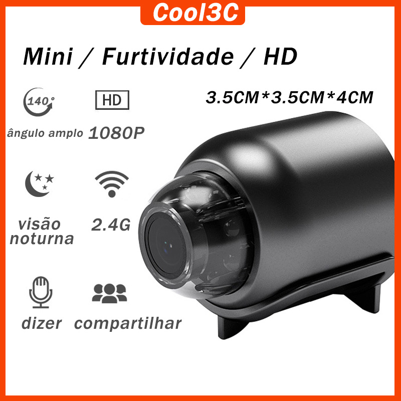 [Value Choice]Mini Smart Security Camera Invisible WiFi HD 1080P Supports conversation Auto Tracking Connect to Cellphon