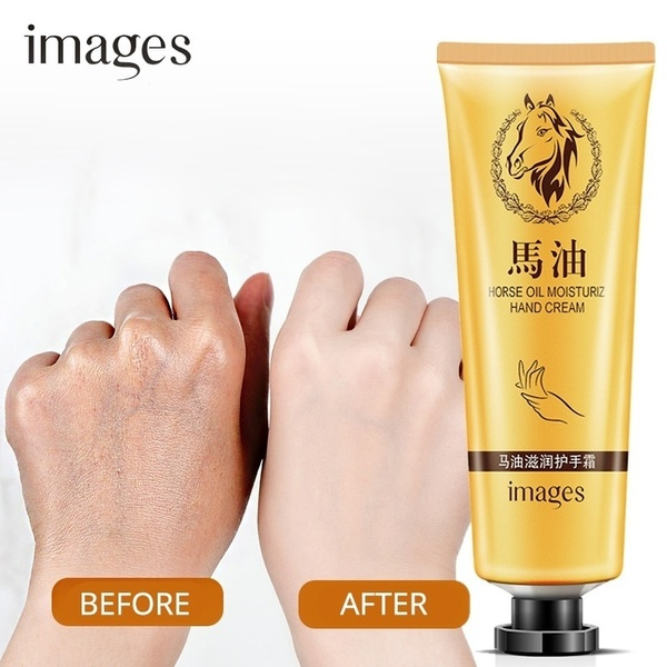 Horse Oil Repair Hand Cream Moisturizing Handcream Anti-chapping Dry Skin Whitening Hand Lotion Winter Anti-crack Hands Skincare护手霜