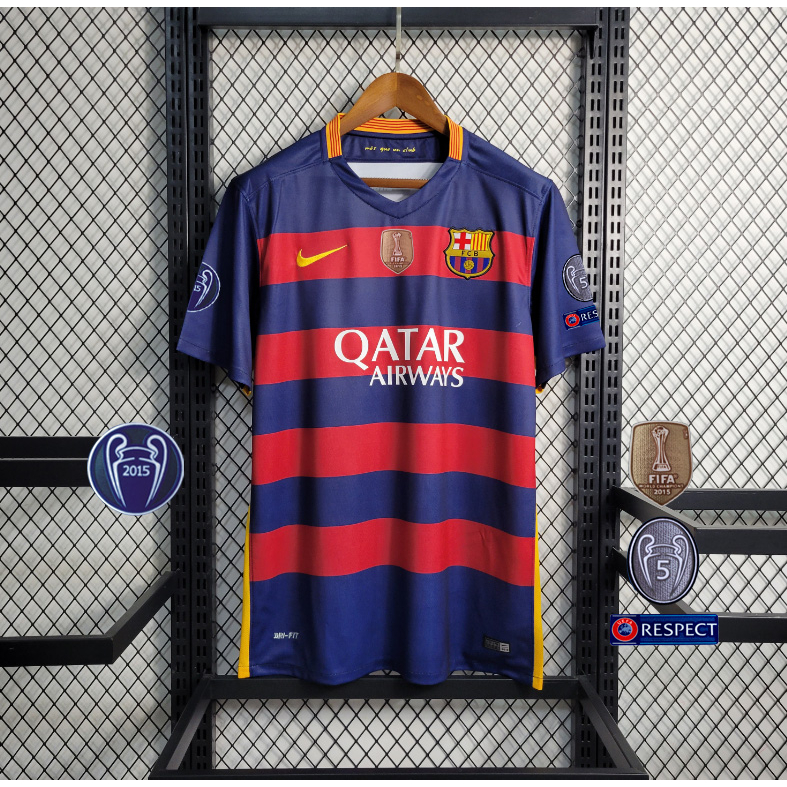 Barcelona hoeme 15/16 football jersey S-2XL