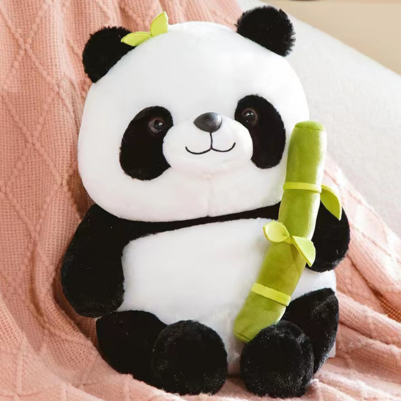 Cute Panda Doll Plush Toy Big Bear Doll Doll Gift plushie Bamboo