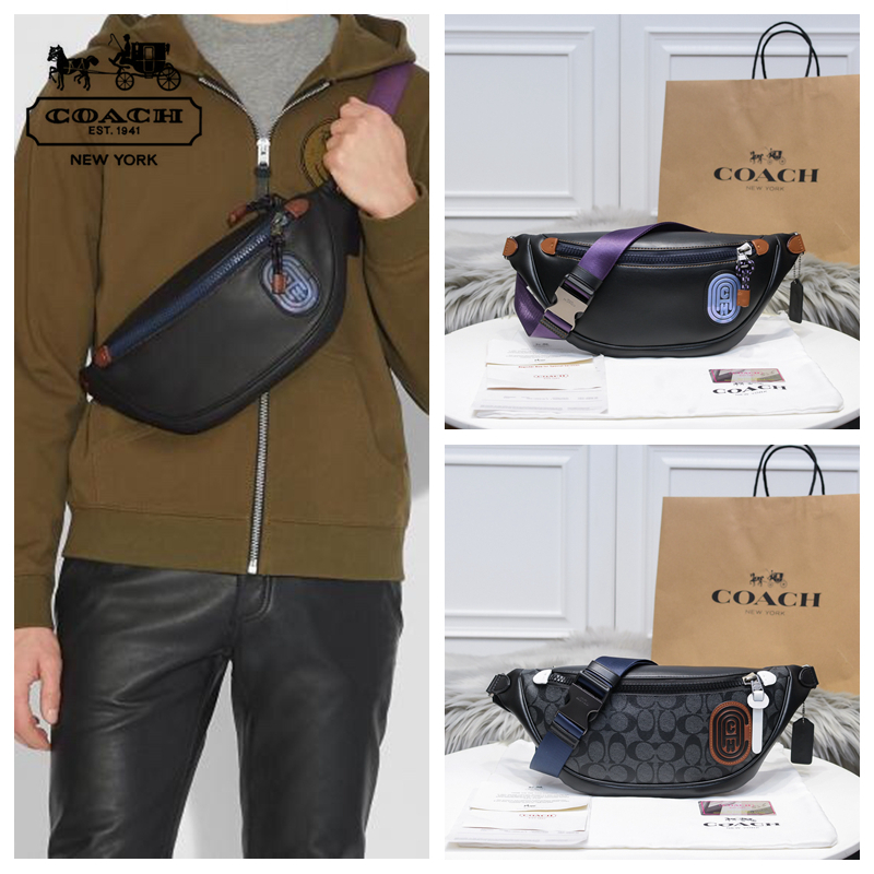 [Best selling men waist bag] COACH Men diagonal backpack chest bag available in stock with receipt 40345