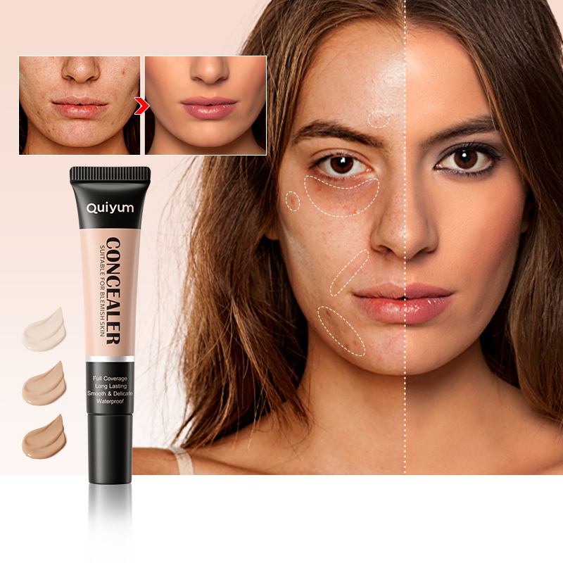 Quiyum Acne Concealer Full Coverage Waterproof Makeup Conceal Blemishes Natural