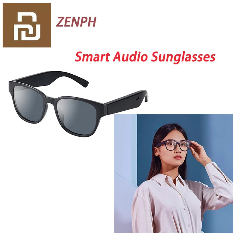 Xiaomi ZENPH Smart Audio Sunglasses BT5.0 Wireless Music Mic Headset UV Protective Glasses Eyewear Hands-free for Men Driving