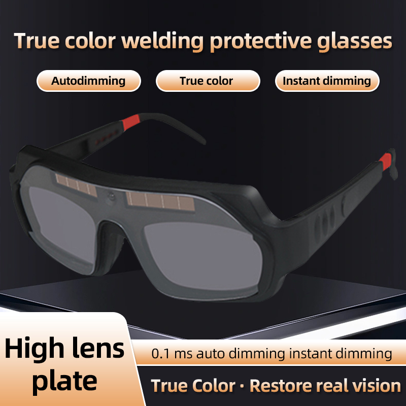 Solar Auto Darken /Welding glasses electric welding dimming glasses argon arc welding special eye protection goggles Welder glasses anti-arc anti-glare