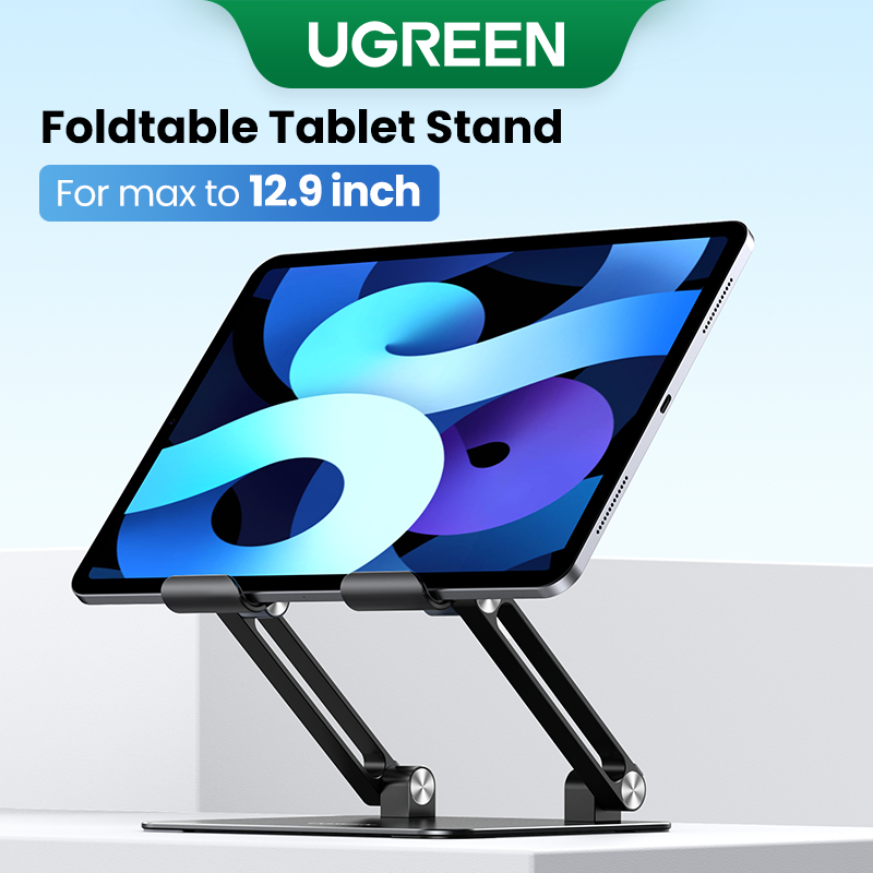 【New Arrival】UGREEN Foldable Adjustable Tablet Stand iPad Drawing Holder For 12.9 inch Tablet Huawei IPad Samsung