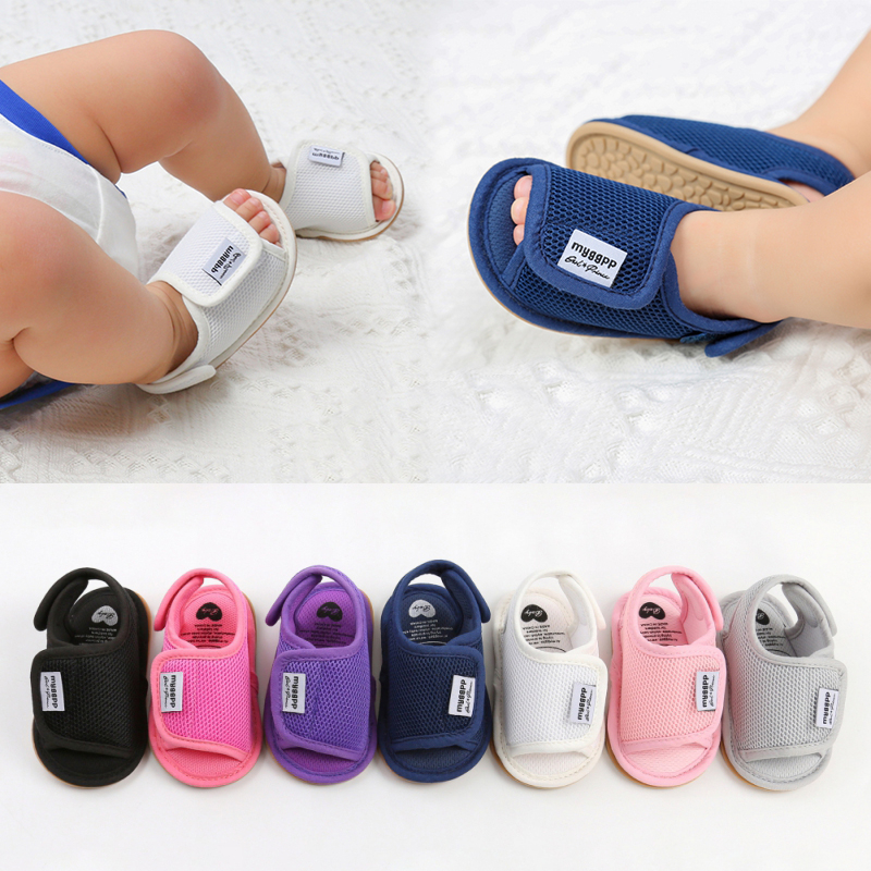 Newborn Sandals Baby Shoes Kids Girl Boy Sandal Shoes Mesh And Breathable Sandals Toddler Shoes Soft Sole Non-Slip Walking Shoes For Kids 0-18 Months