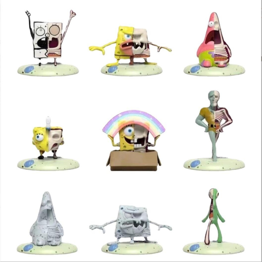 Mighty Jaxx Jason Freeny SpongeBob Squarepants Patrick Star nickelodeon Blind boxs meme edition Toys Collection