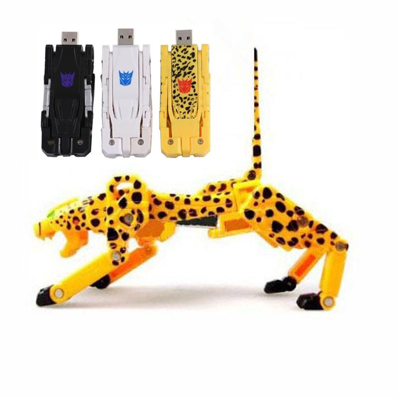 Hot Sale!!! Transfomer Transformation Robot 16GB32GB64GB U Disk Toy Style USB3.0 Flash Drive