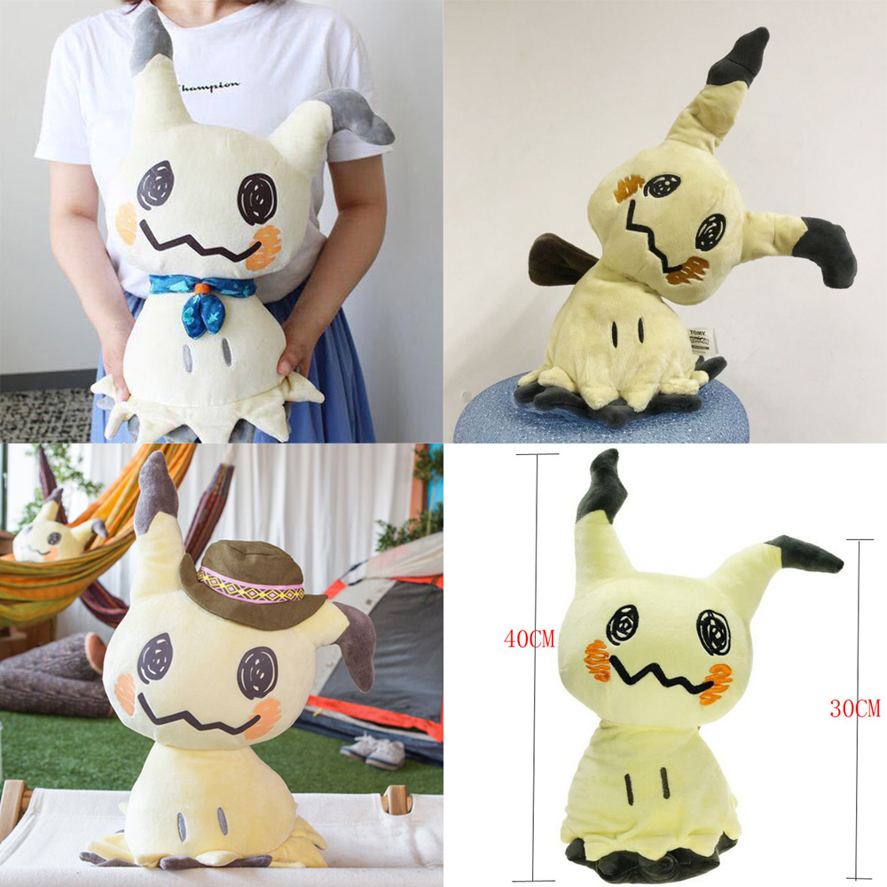 10-40cm Anime Pokemon Pikachu Mimikyu All Saints' Day Stuffed Plush Sofa Hold Pillow Decorate Cartoon Dolls Plush Toys Kawaii Kids Birthday Gift