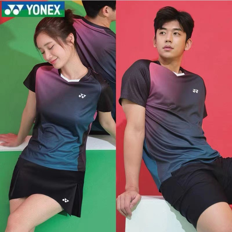 Yonex New Volleyball Jersey from South Korea Men's and Women's Breathable Sweat-absorbing Comfortable Running Training Sports Quick Dried Team Purchase Kit