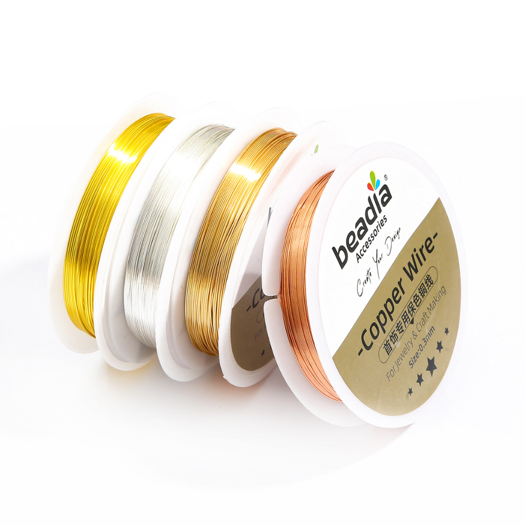 0.3/0.4/0.5/ 0.6/0.7/0.8/1mm Fadeless Copper Wire Thread Metal String Wire Colored Copper Wire,Color Retention For DIY Jewelry Making