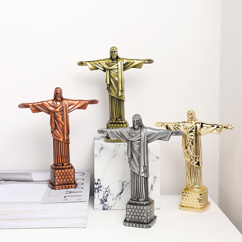 Cross-border New Style Creative Jesus Ornaments Christmas Gifts Ornaments Jesus Model Ornaments Jesus Statues Creative Tourist Souvenirs Gifts Gifts