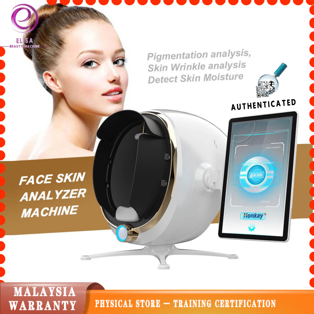 【Malaysia Warranty】professional digital 3d skin analyzer magic mirror facial analysis skin scanner machine with best price