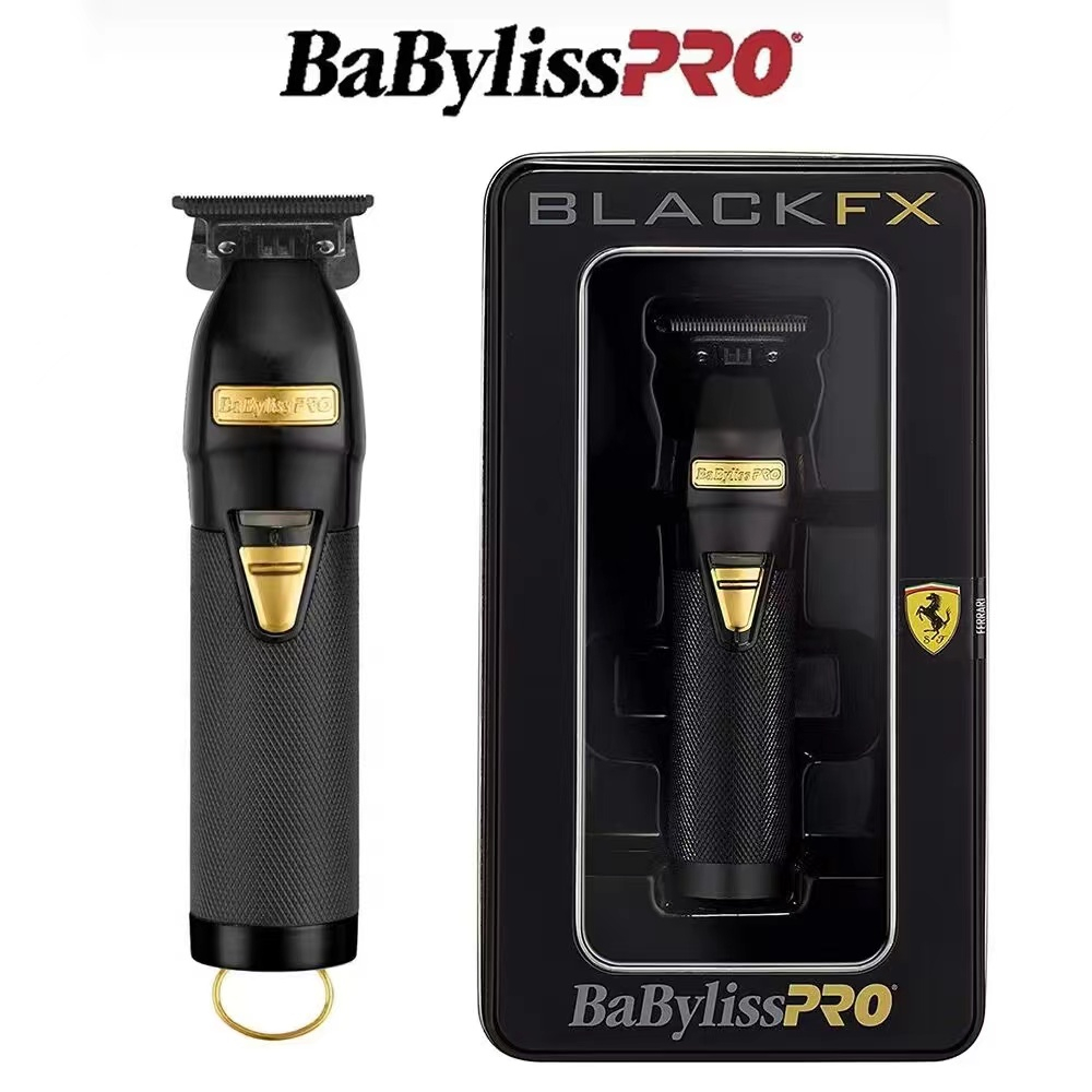 BaByliss Pro Metal Lithium Black FX Cordless Clipper FX870BN Hair Clipper trimmer (FREE Fade Brush)