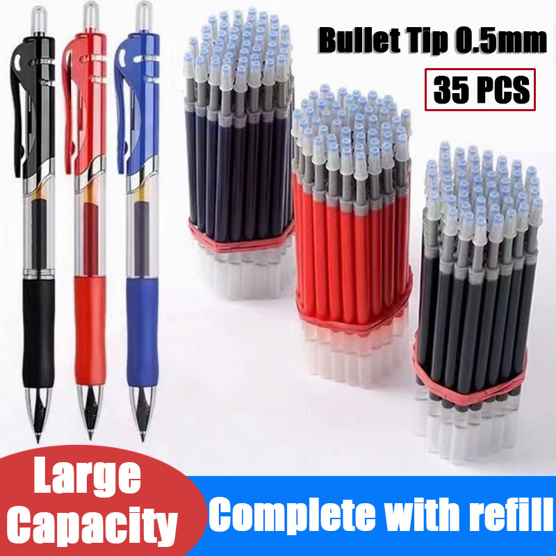 Large capacity Gel pens Set ballpoint pen Bullet Tip 0.5mm School & office Supplies Stationery accessorie stationery