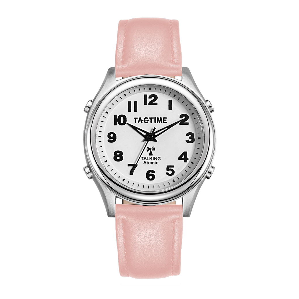 TACTIME Atomic Talking Watch for Ladies Kids Takling Wrist Watch for Smaller Women Wrist Blind Watch Present for Mother