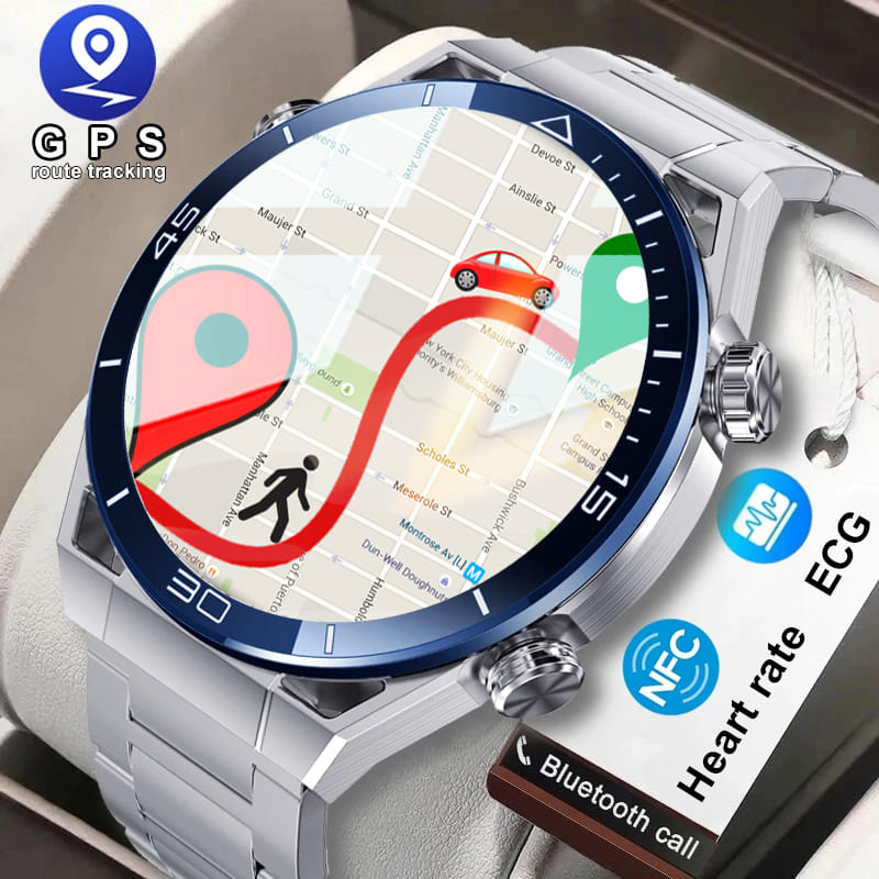 FILIEKEU Watch Ultimate  GPS compass smart watch bluetooth call waterproof sports fitness ECG smart watch