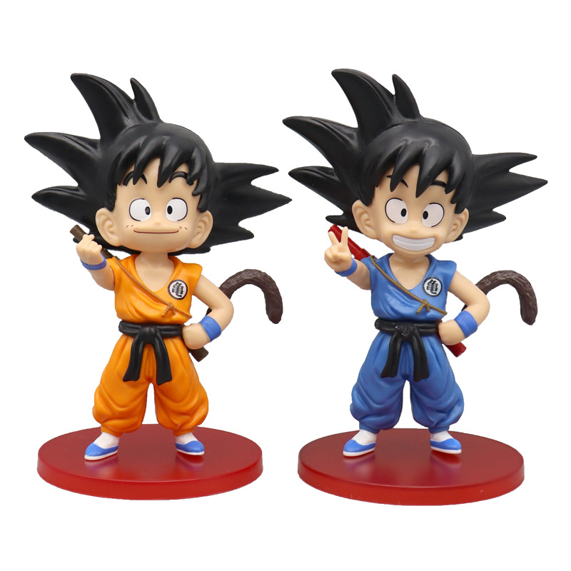 16cm Anime Dragon Ball Z Figure Childhood Son Goku Kakarotto Smile Q Version Turtle School PVC Action Figures Model Collection Dolls Toys Gifts