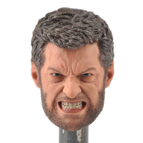 1/6 Scale Angry Logan Wolverine Head Sculpt Hugh Jackman for 12" Male Figure Toy