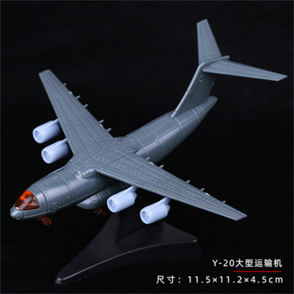 1:423 Scale Chinese Y-20 Military Transport Aircraft Assembly Model Puzzle Building Figure Mini Toys for Fans Children's Gift