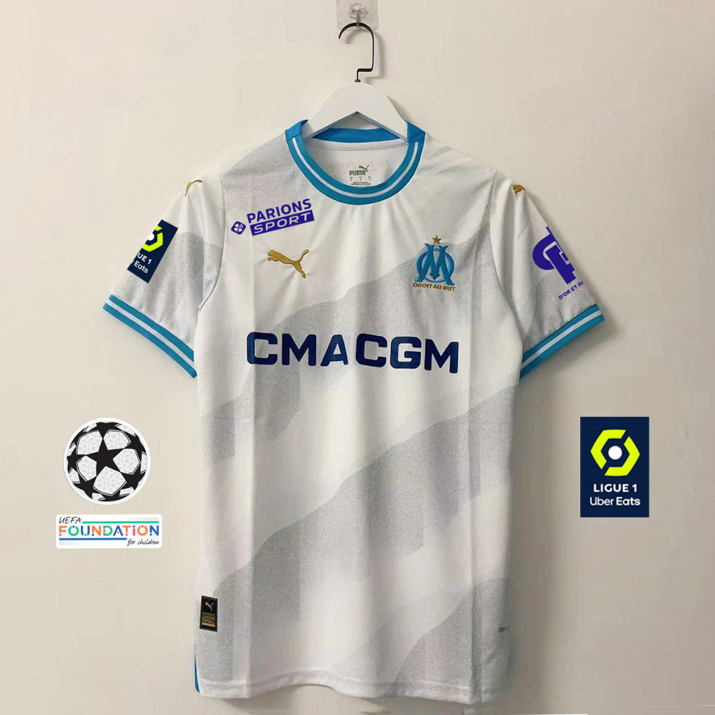 Fans issue 23/24 OM jersey MARSEILLE home football jersey S-4XL