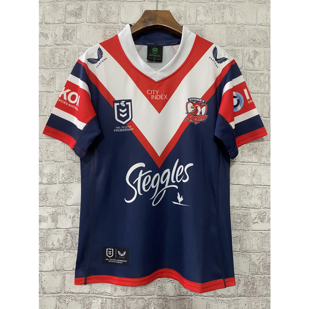 2023 NRL French Rooster Home/Away Football Soccer Rugby Jersey Embroidered logo comfortable and breathable