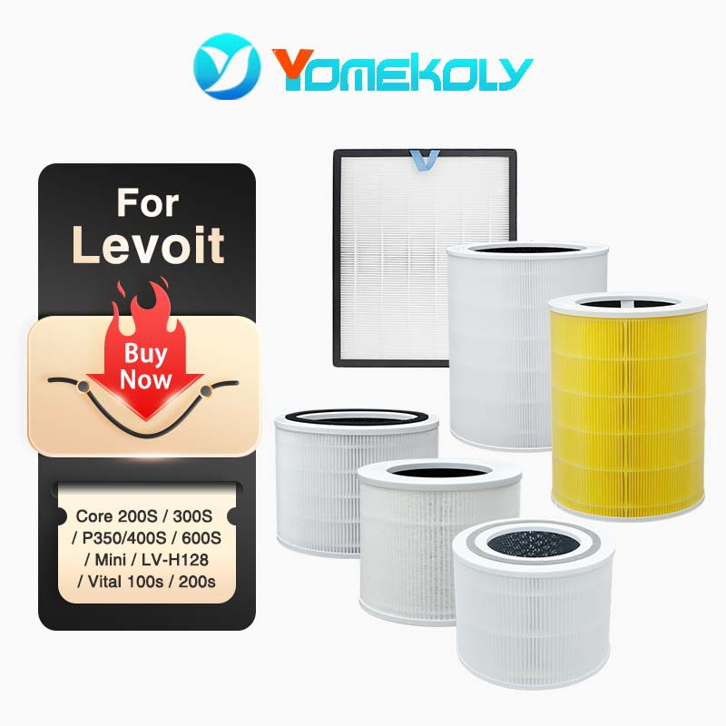 For Levoit Core 200S/300S /P350 /400S / 600S / Mini /LV-H128/Vital 100s Air Purifier Replacement Filter True HEPA