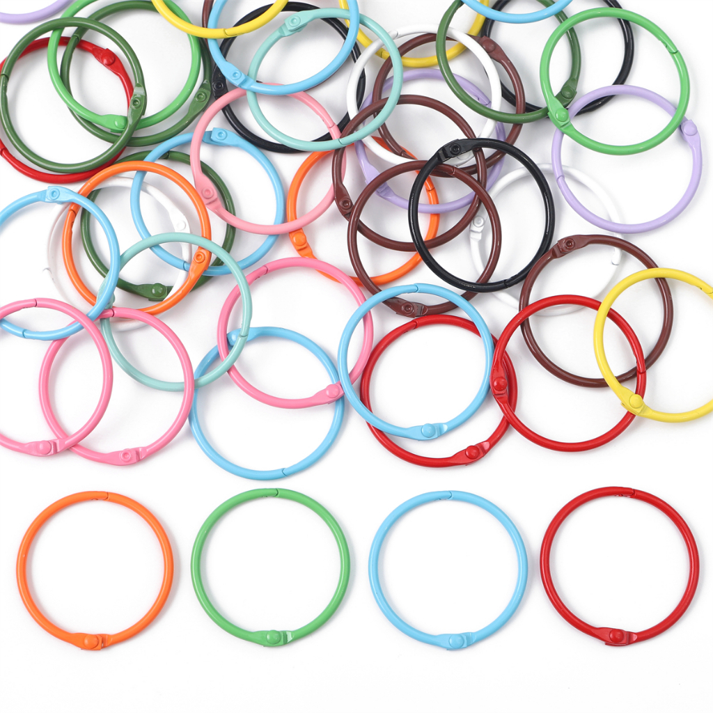 [43mm] Open Key Ring Ring Key Ring Color Spray Paint Accessories DIY Making Key Ring/Pendant Material
