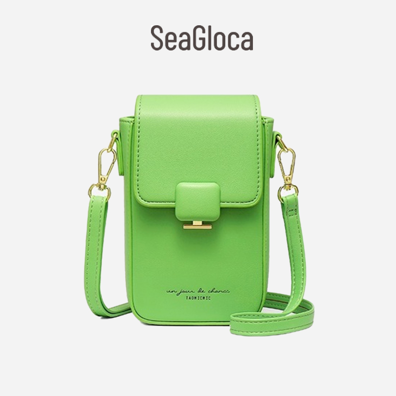 SeaGloca New Trendy Sleek Simple Shoulder Cross-body Cellphone Bag For Woman No.1375