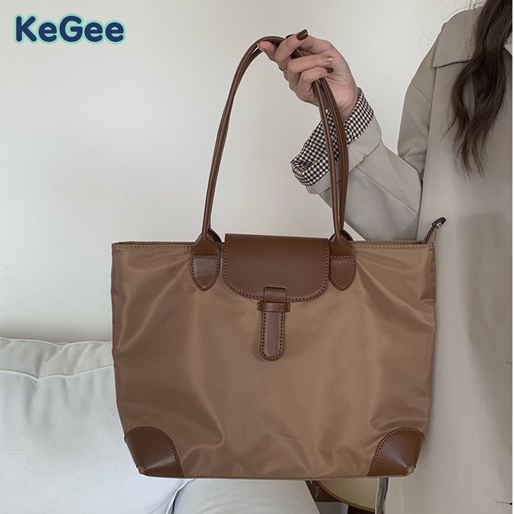 KeGee Women's Tote Bag Vintage Fashion Shoulder Bag Large Capacity Handbag Student Tote Bag