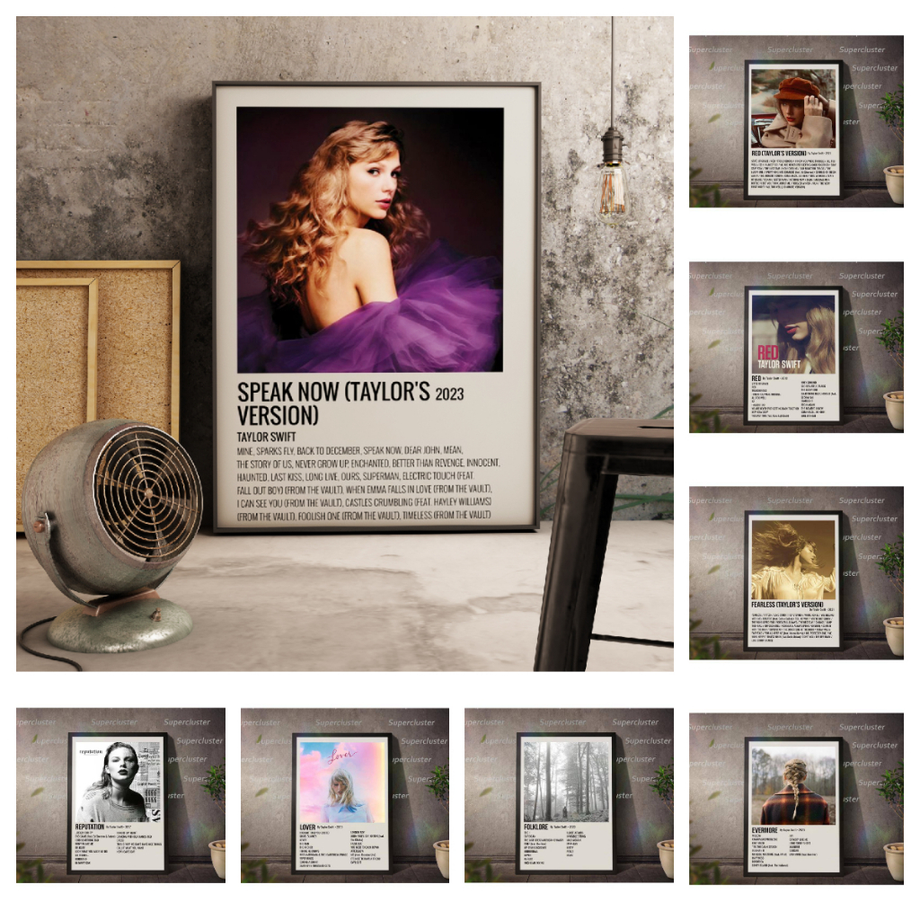 Taylor Swift Music Cover Album and Song Canvas Painting Minimalist Style Poster Wall Print Pictures Home Decoration