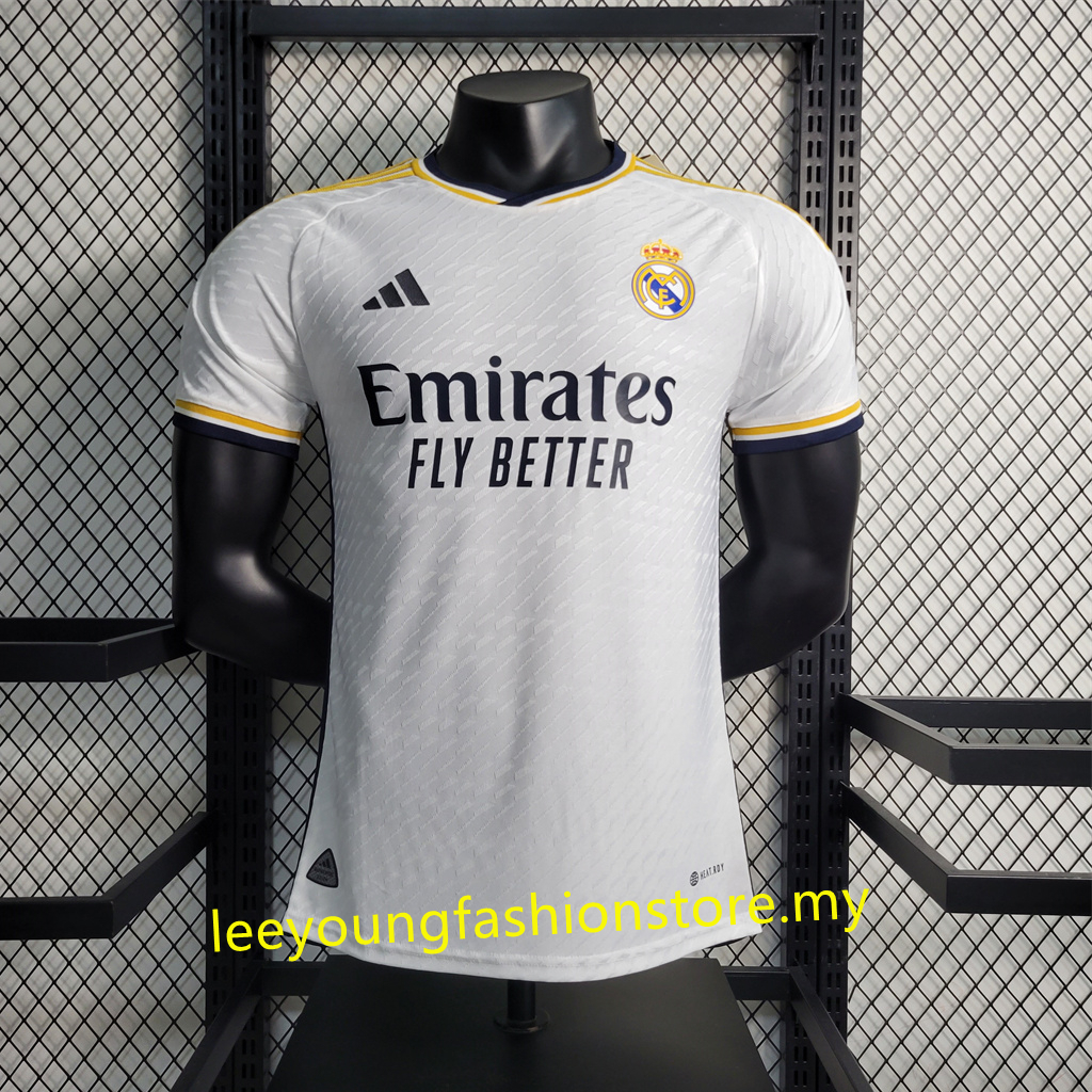 #RD【Player Version】23-24 Home Away Player Version Soccer Jersey Football【Asian size】#VINI JR #BELLINGHAM #RODRYGO
