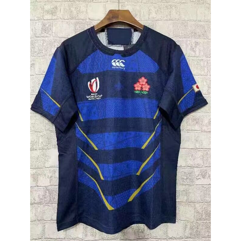 High Quality 2023 world cup Japan Away Rugby Jerseys Men Short Sleeve Rugby Football Shirt