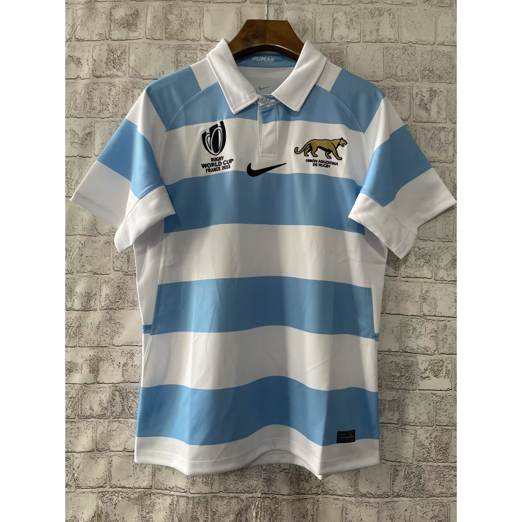 High Quality 2023 world cup Argentina Home Rugby Jerseys Men Short Sleeve Rugby Football Shirt