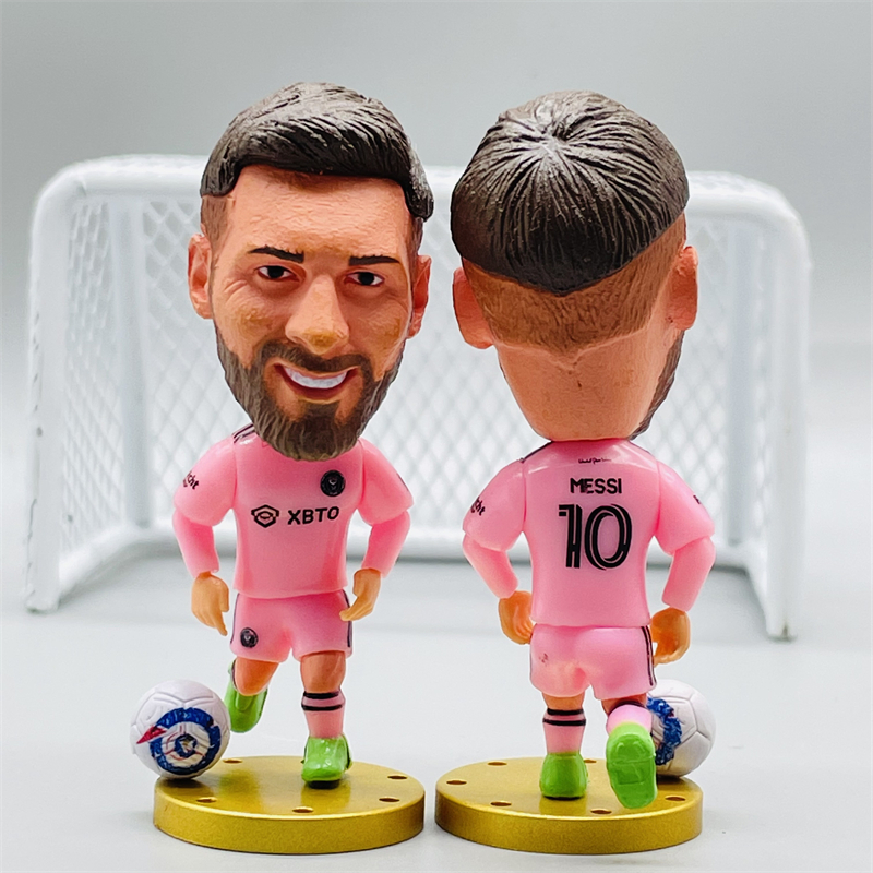 Soccerwe Soccer Star 2023 Season Inter Miami Lionel Messi Dolls Goat Figurines Collections Gift