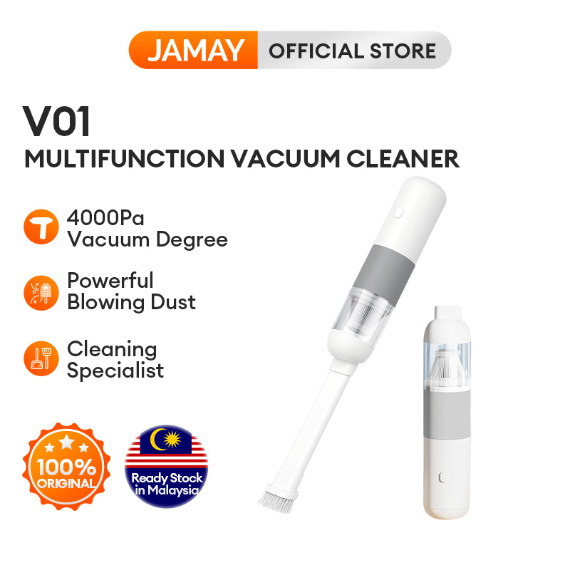 JAMAY Portable Vacuum Cleaner Mini Wireless Cordless Home Car Wireless Vacuum Kereta Rechargeable Handheld V01