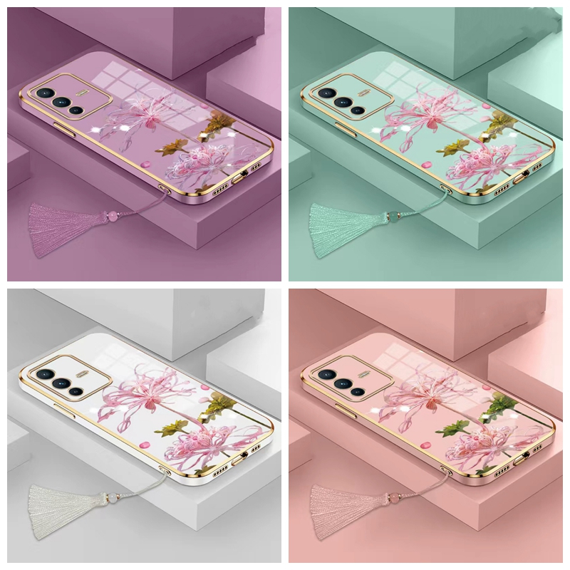 Casing Oppo Reno 7Z Reno 7 5G Reno 8 4G Reno 6 4G Reno 7 Pro Reno 8 Pro 5G Kasus telefon Bianhua dengan elektro tepi lurus