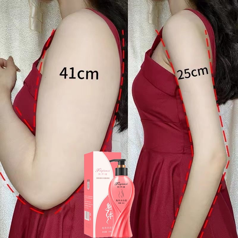 【Ready stock+100% Original】Slimming body wash body soap Loss Weight Shower Gel  Thin Waist Abdomen thigh arm slim belly Quick skinny 330ml  detox  bath and body works shower gelThigh Arm Belly Body Sl