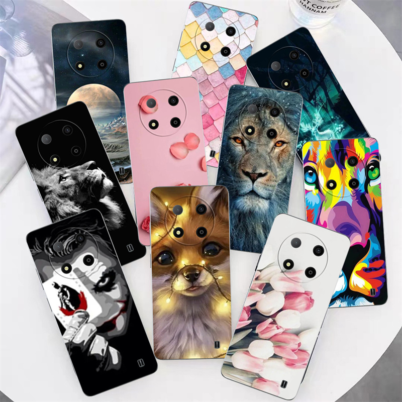 Casing ZTE Blade A73 5G Fashionable Painted Protective Case Soft Phone Case