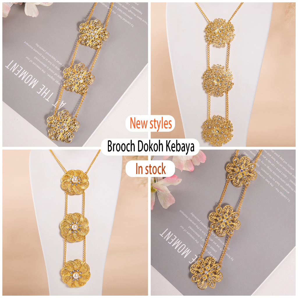 ([New styles] Muslim brooch/three-piece set gift/holiday necklace brooch/Traditional baby doll Traditional baby doll Junction Growing baby doll/ Brooch Kebaya